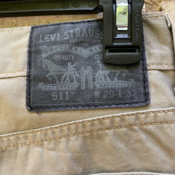 Levi’s Men's 511 Khaki Pants 29x32 - Picture 7 of 9